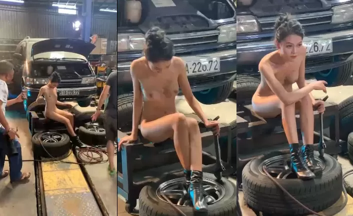 Em gái mẫu nude trong xưởng xe ô tô phim mới nhật bản